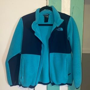 Blue north face jacket
